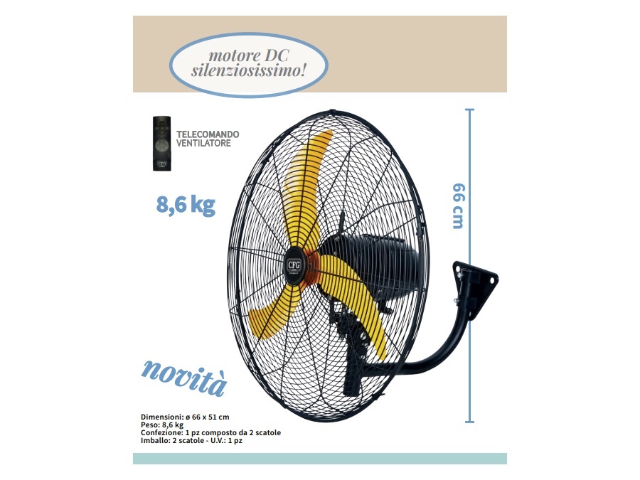 CFG S.P.A. Ventilatore silente 26