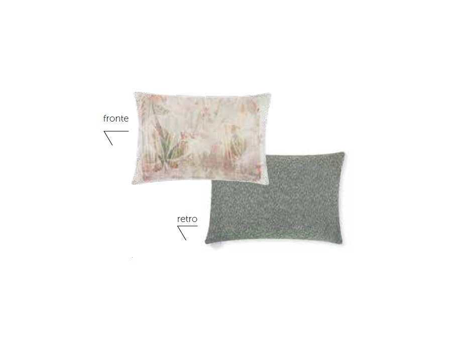 MAISON SUCREE Verdi speziati, cuscino 35x50 cm con interno - var.03