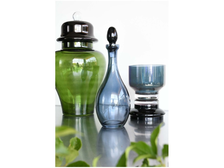 BACI MILANO Vesti la tavola (fashion verde) - Bottiglia in vetro Ø 13cm H 36cm