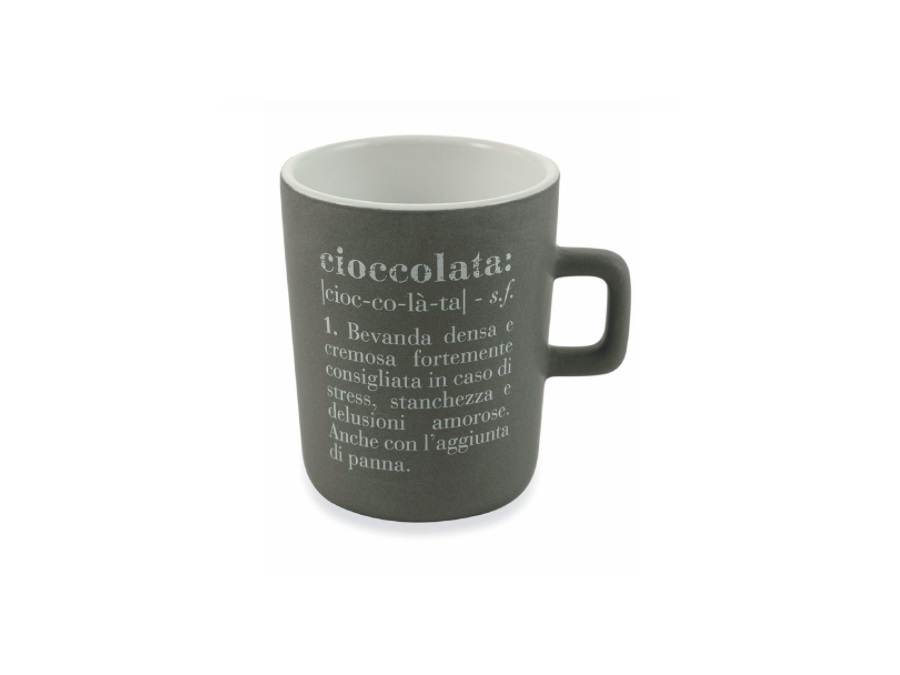 VILLA D'ESTE HOME TIVOLI Victionary mug cioccolata in dolomite, 300 ml