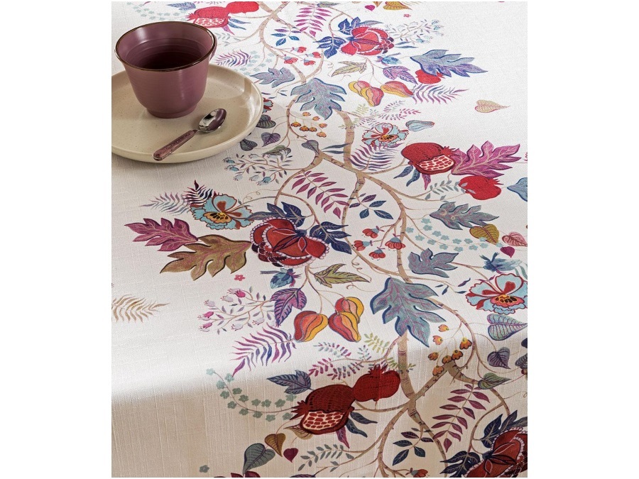 L'OCA NERA Volterra, runner antimacchia 50x155 cm