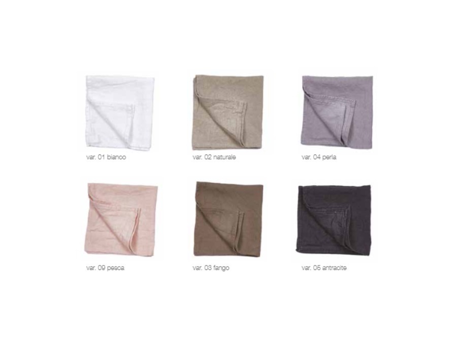 MAISON SUCREE Washed linen, Foulard 170x260