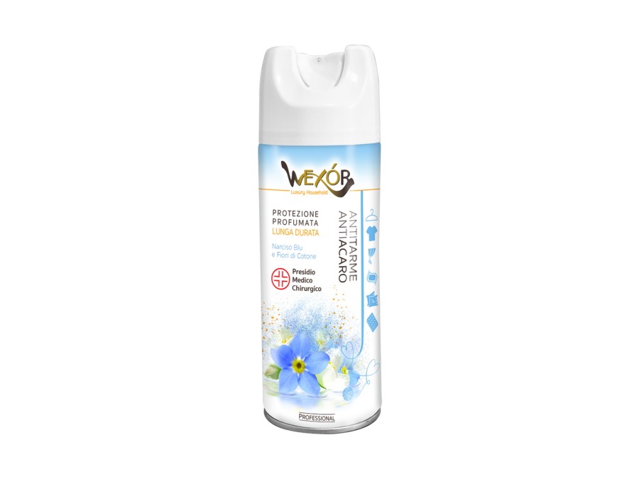 WEXOR WEXOR ANTITARME ANTIACARO NARCISO BLU e FIORI DI COTONE SPRAY 400 ML