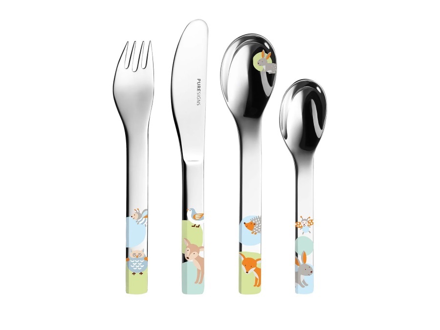 MEPRA S.P.A. Woody, set 4 posate per bambini
