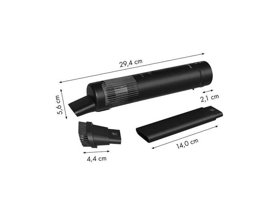 ZWILLING J.A.HENCKELS ITALIA Xtend, Aspirabriciole senza filo, Starter set con batteria