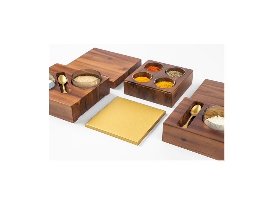 KNINDUSTRIE Yellow Box 1 e 2, Set scatole contenitore