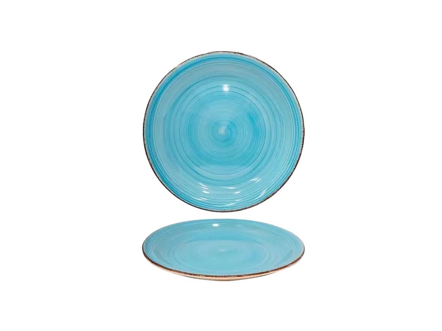 COK Zen blu, piatto piano - Ø 27 cm
