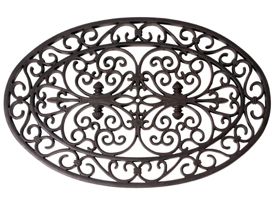 ESSCHERT DESIGN Zerbino gomma ovale classico