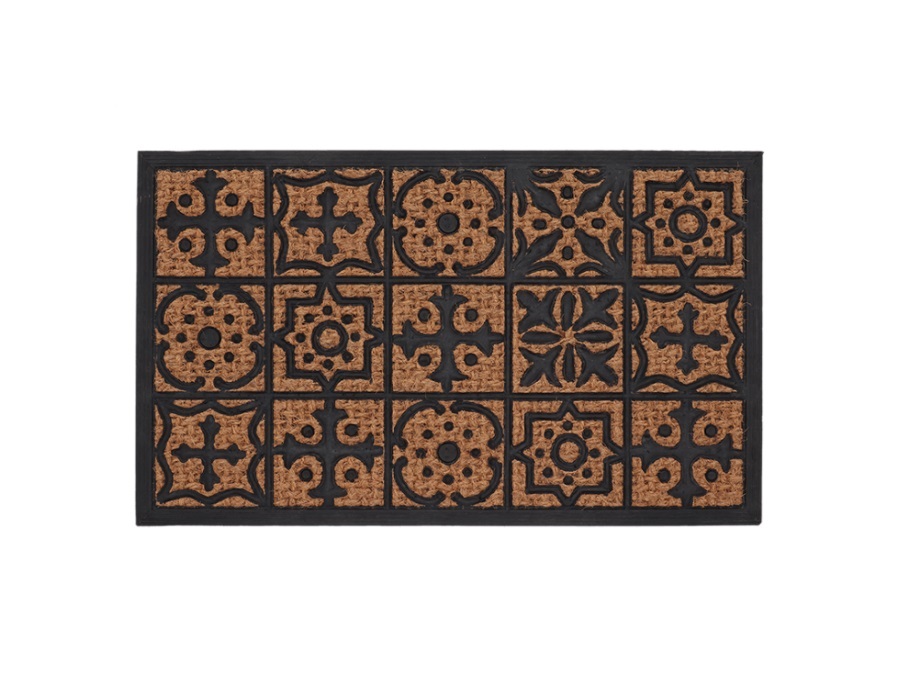ESSCHERT DESIGN Zerbino in gomma/mosaico di cocco L
