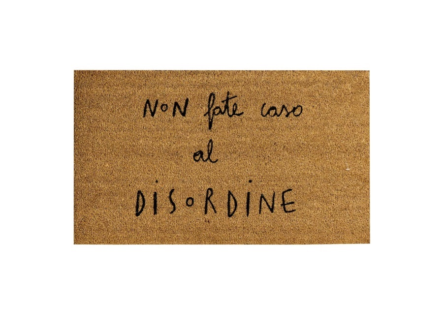 SIMPLE DAY LIVING & LIFESTYLE Zerbino Non fate caso al disordine, 45x75 cm